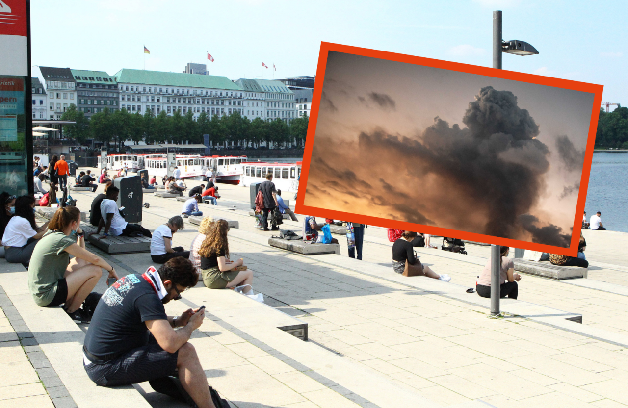 Hamburg Giftige Wolke kommt in die Hansestadt DAS steckt dahinter