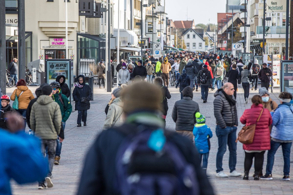 Menschen in Westerland auf Sylt