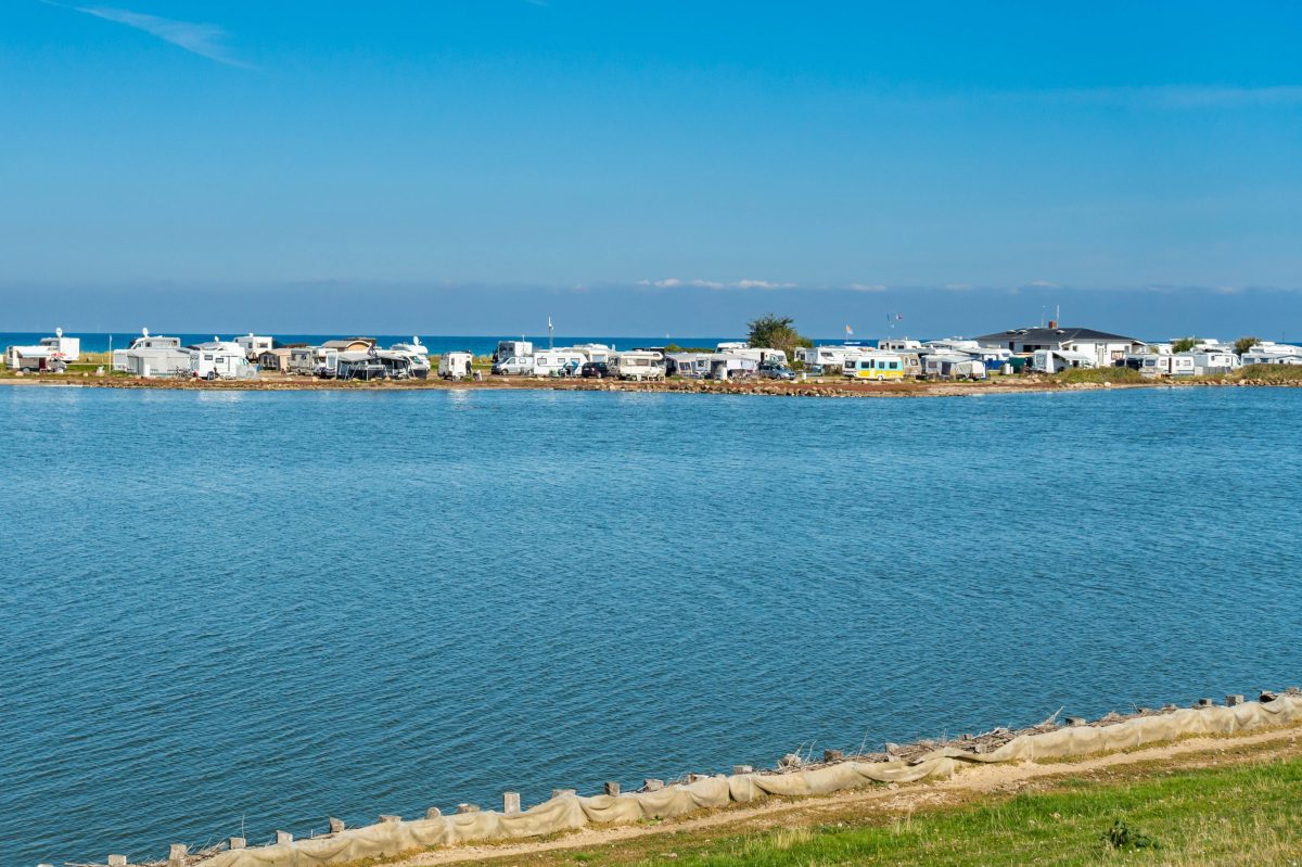 Camping-Platz an der Ostsee