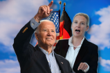 Im ZDF-Sommerinterview stänkert Alice Weidel gegen US-Präsident Joe Biden. Er sei unwählbar.