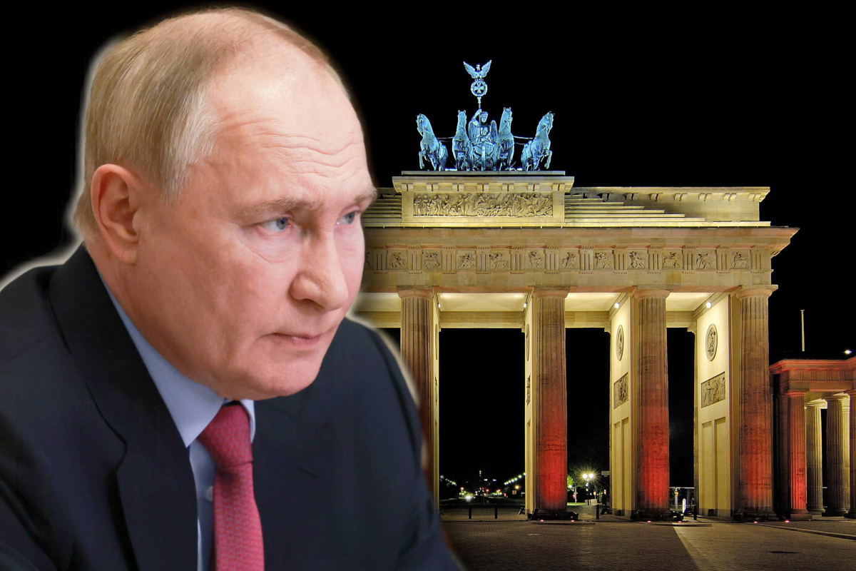 Putin bedroht Deutschland mit seinen Waffen.