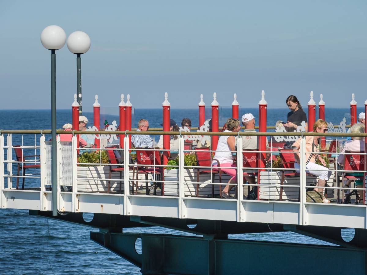 Ein Restaurant an der Ostsee.