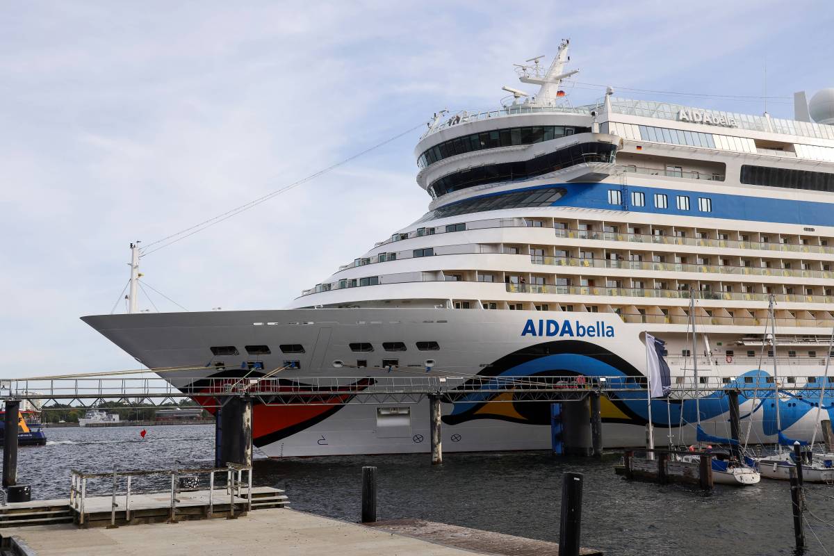 Das Schiff "Aida Bella".