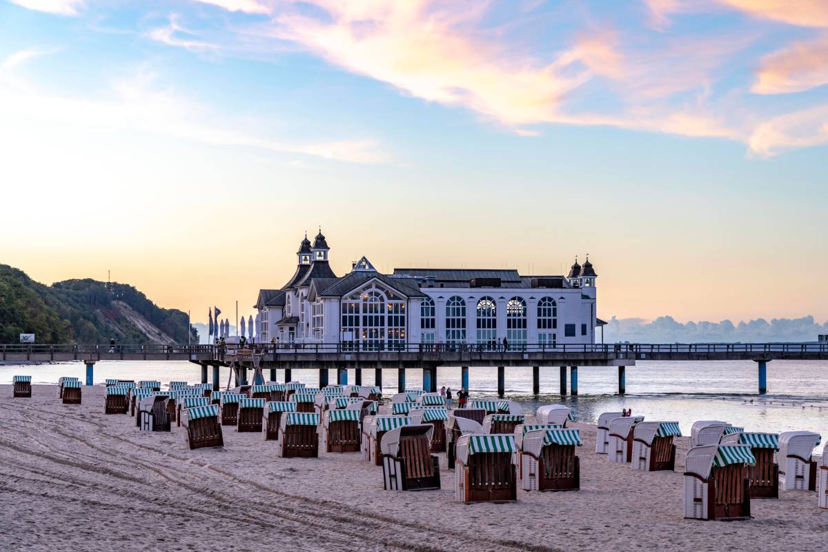 Der Strand auf Rügen.