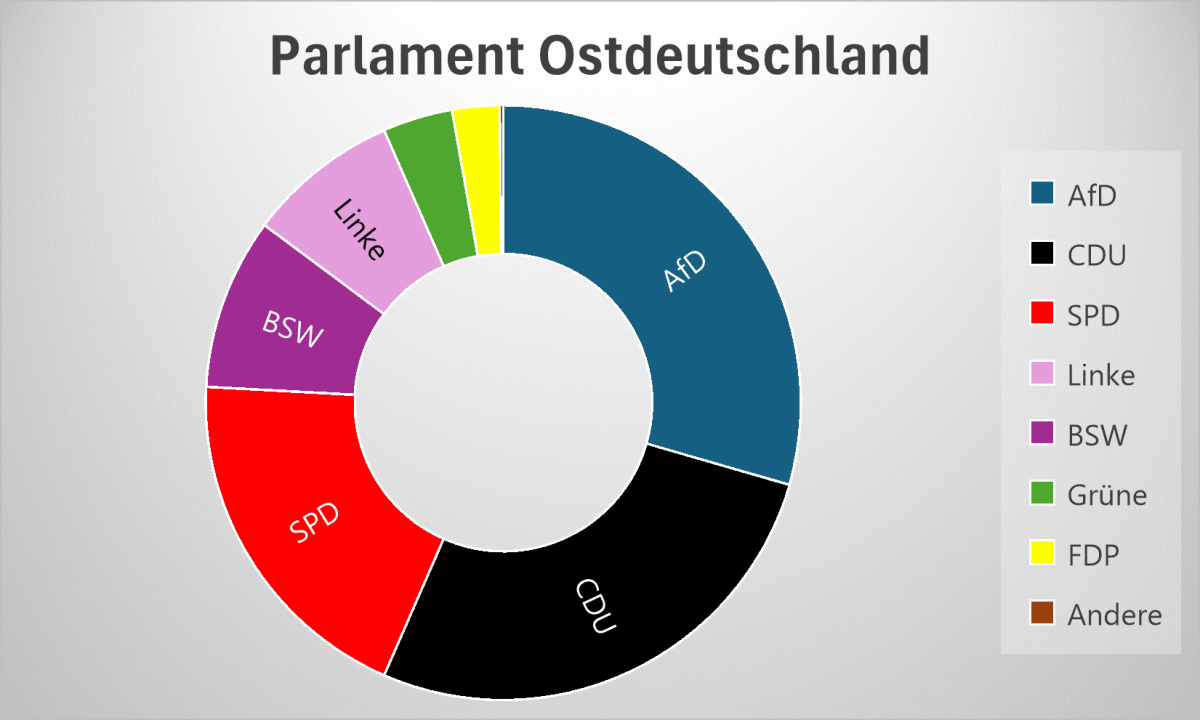 Ein "ostdeutsches Parlament" offenbart die Stärke der AfD.