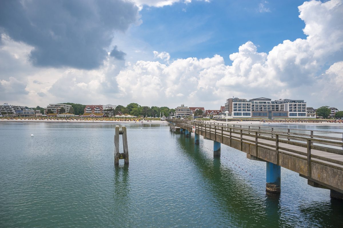 Die Seebrücke in Travemünde.