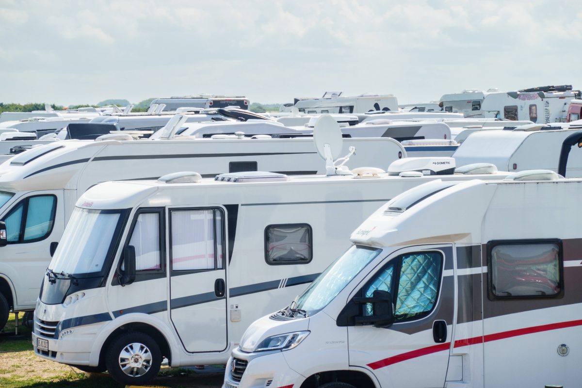 Ein Camping-Platz auf Sylt.