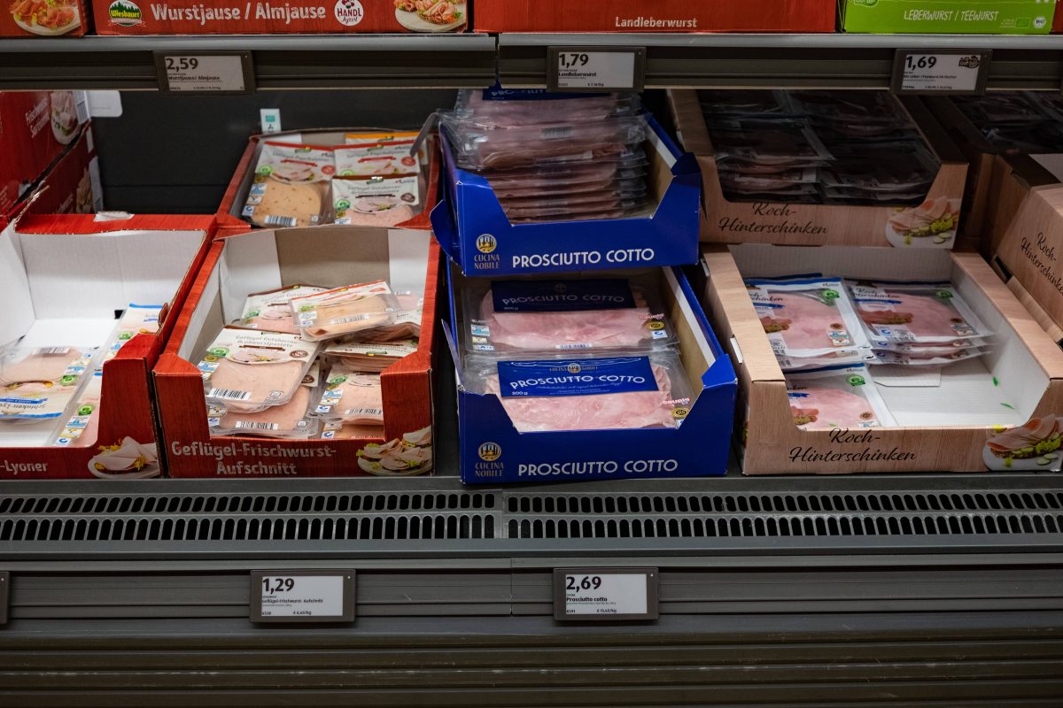 Wurst bei Aldi