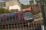 Eine U-Bahn in Hamburg.