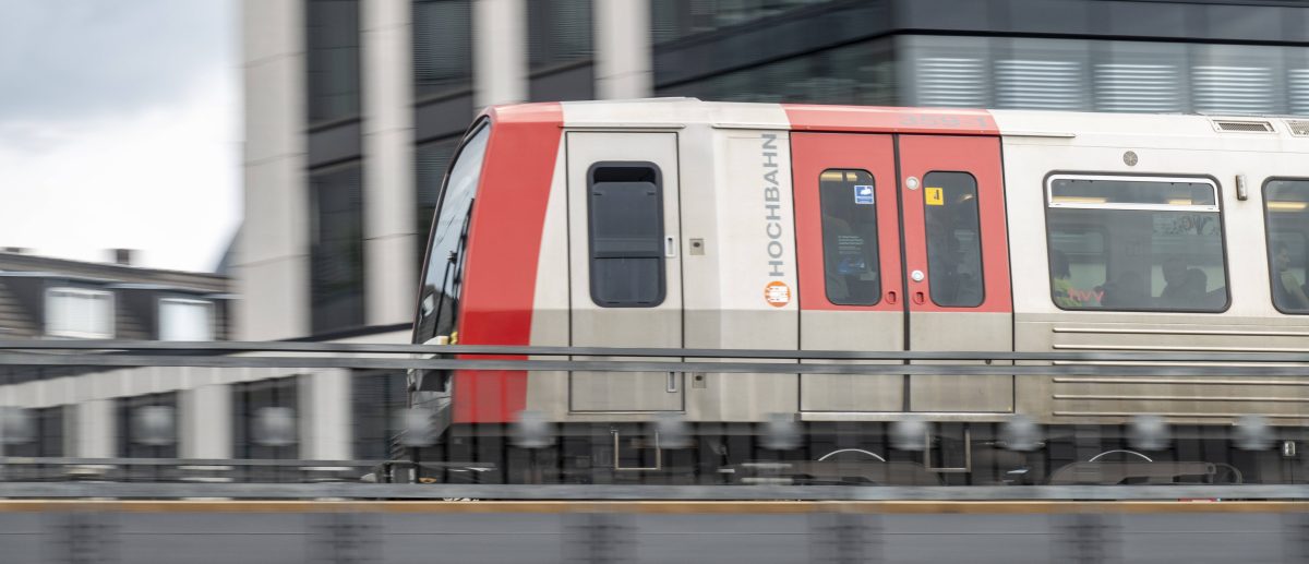 Eine U-Bahn in Hamburg, Symbolbild