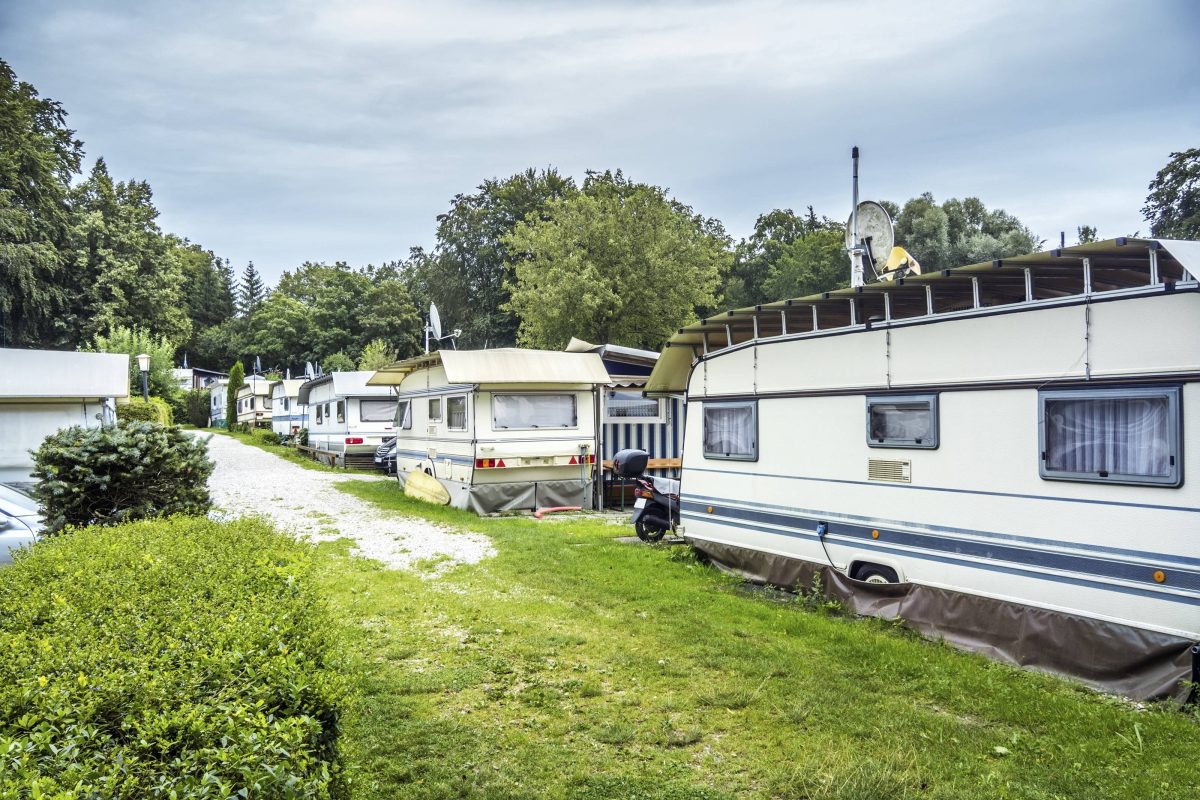 Ein Camping-Platz, Symbolbild