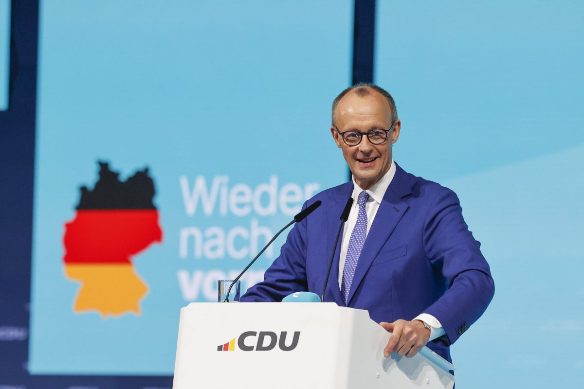 Friedrich Merz beim Bundesparteitag der CDU.